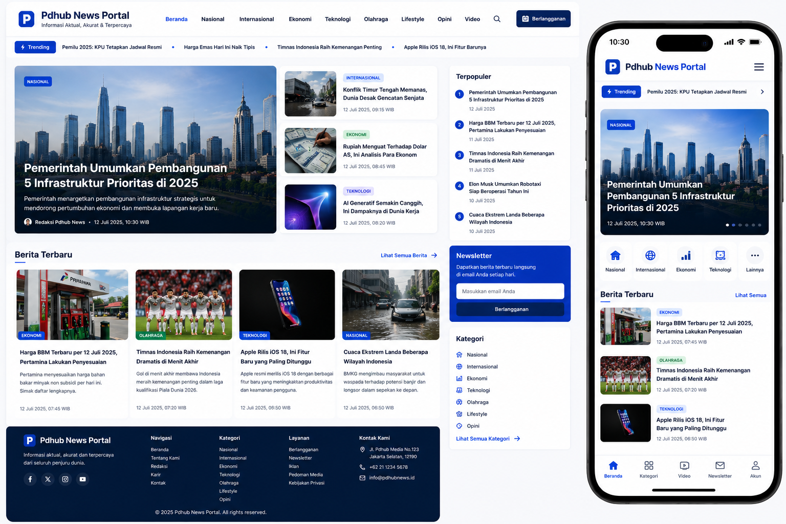 PDHub News Portal