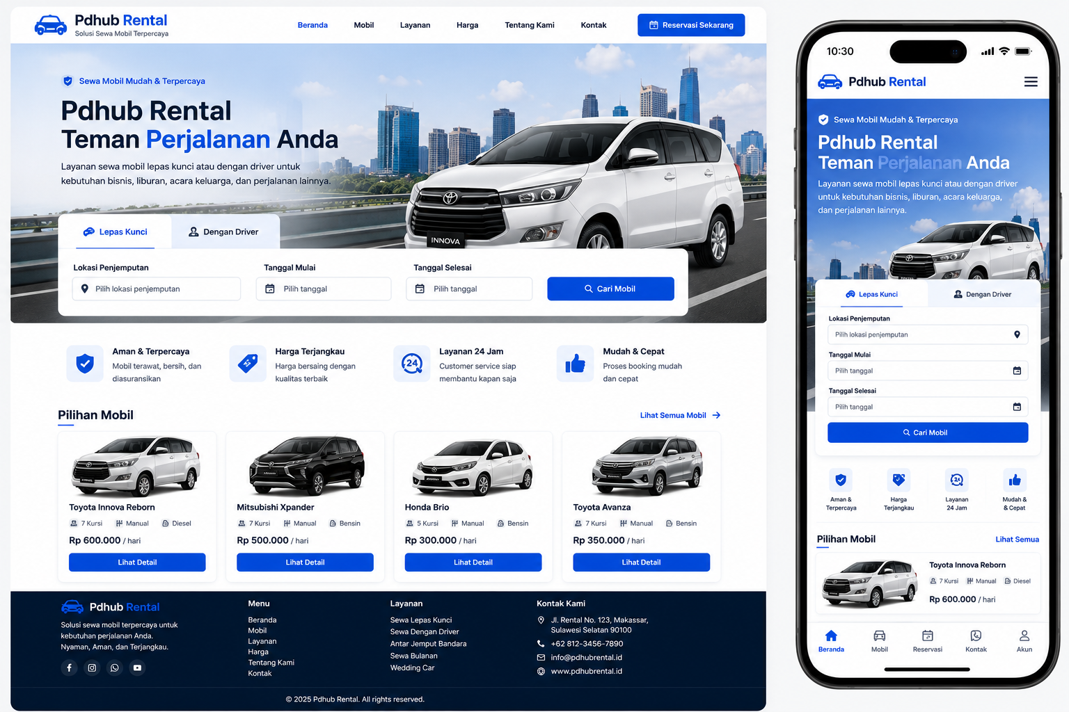 PDHub Car Rental